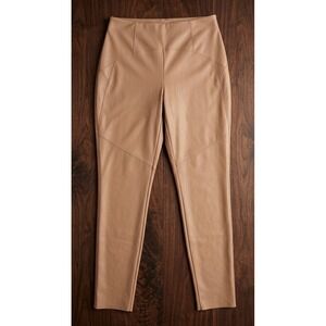 AKIRA Faux Leather High Rise Leggings Plus 1X Soft Pink Y2K Stretch